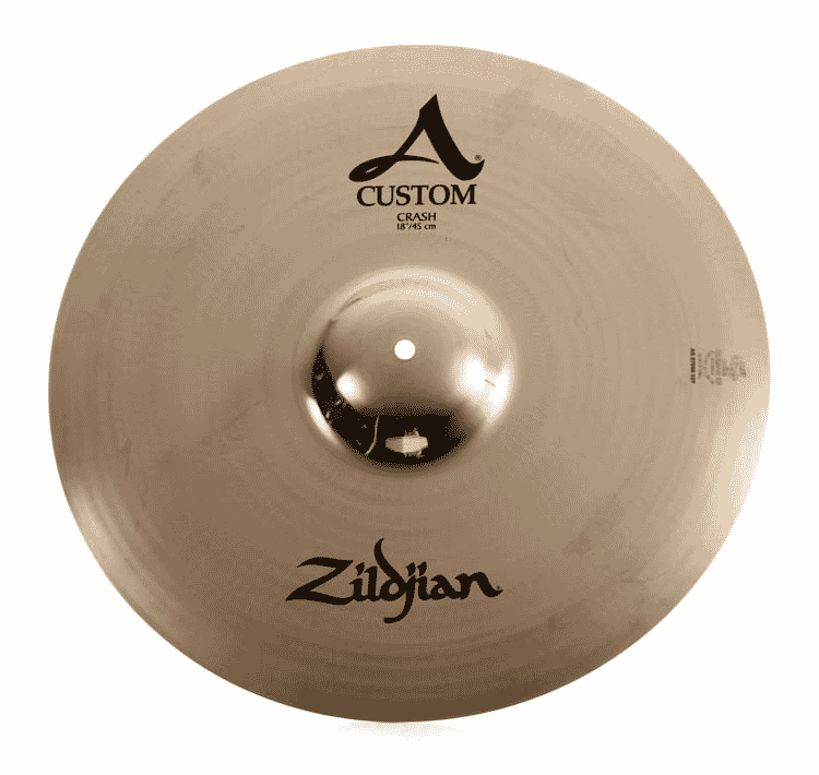 ZILDJIAN 18 INCH A CUSTOM CRASH CYMBAL Rockshop