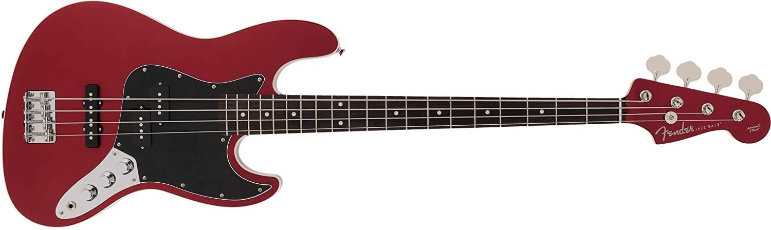 Fender aerodyne jazz bass deals candy apple red