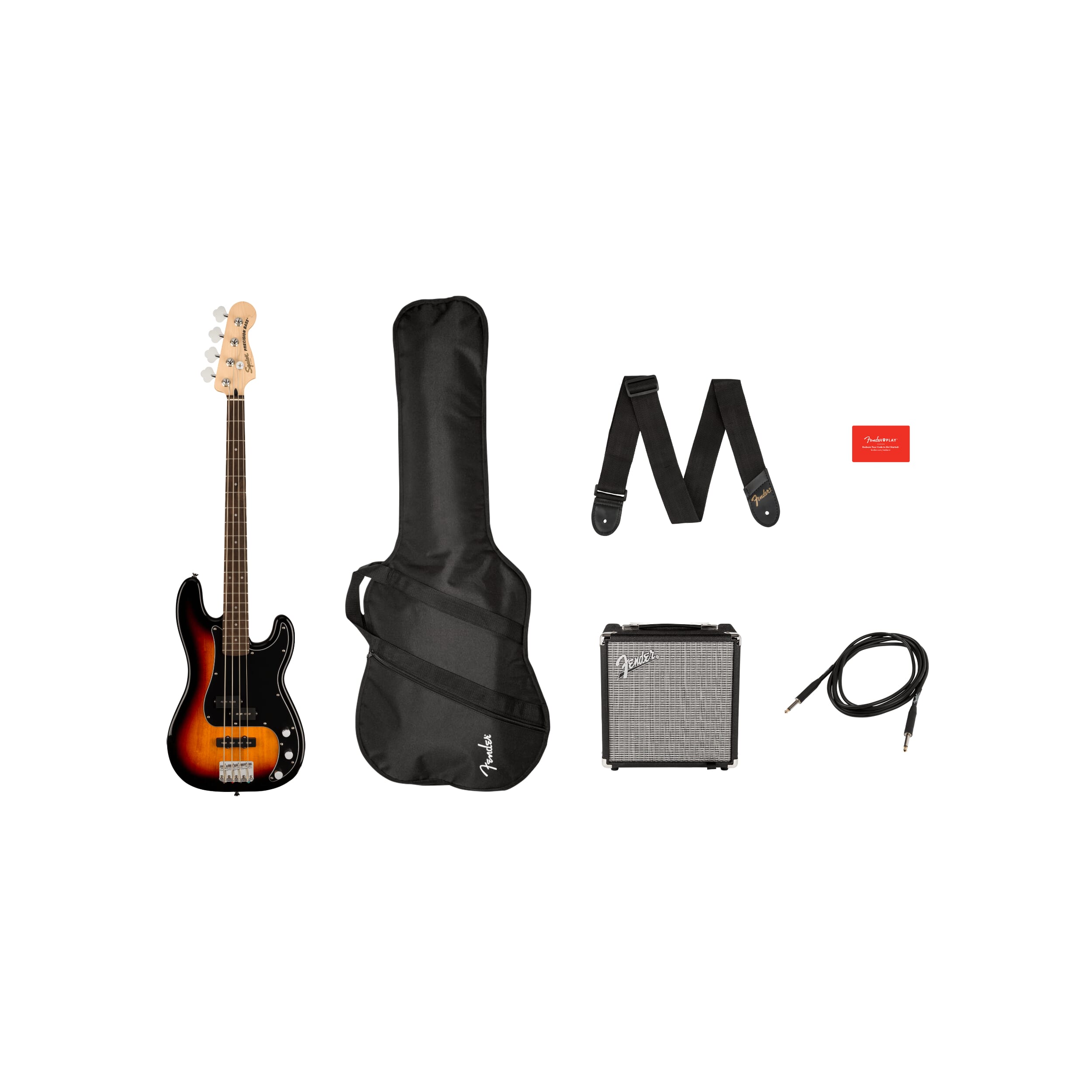 Fender squier affinity series store precision bass pj pack