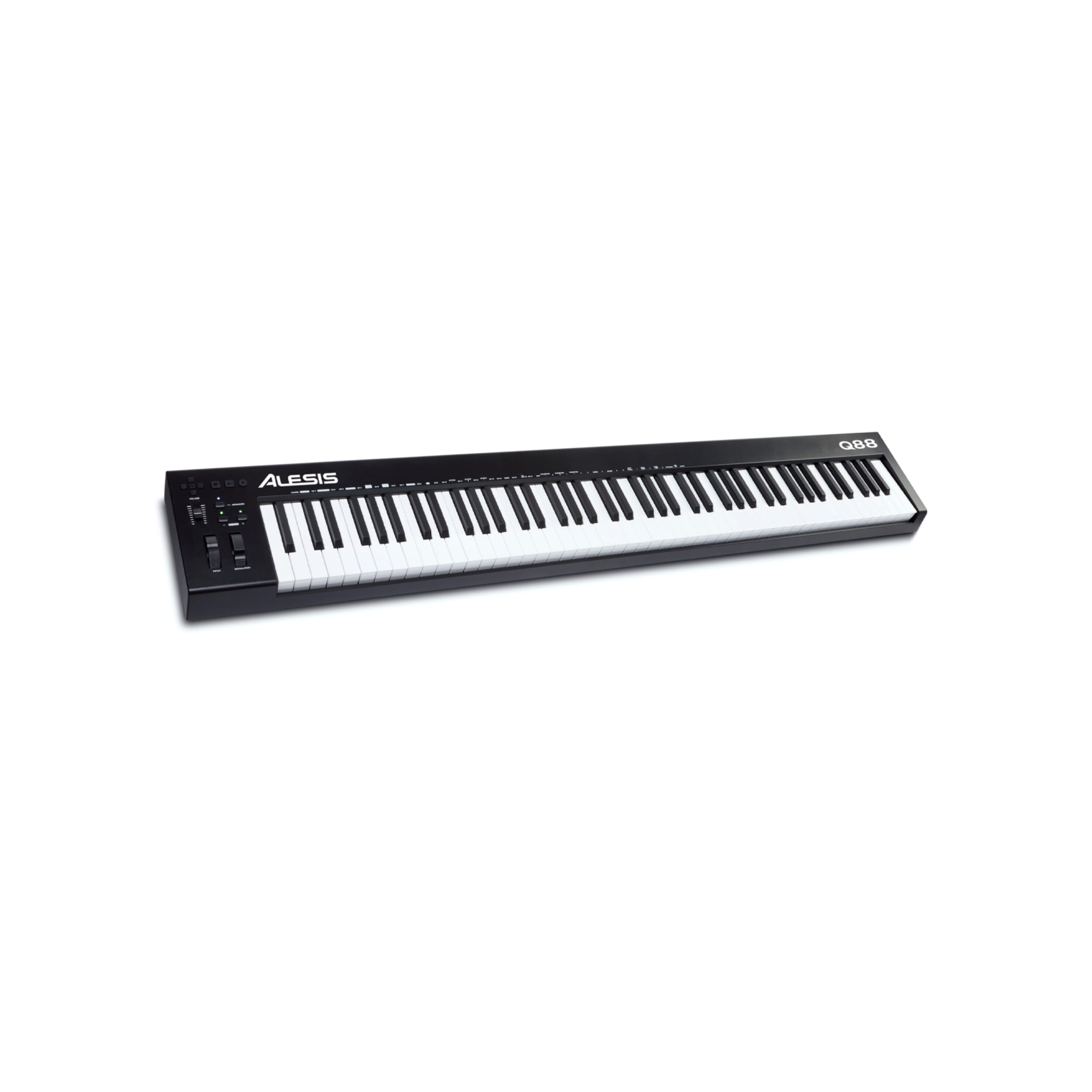 ALESIS® Q88MKII 88KEY VELOCITY SENSITIVE SEMIWEIGHTED USBMIDI