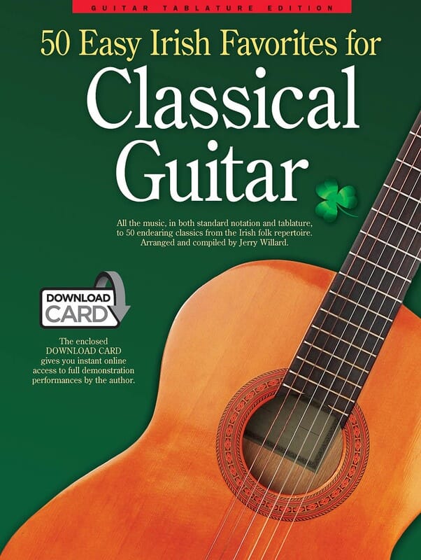 50 EASY IRISH FAVOURITES FOR CLASSICAL GUITAR BOOK KBB