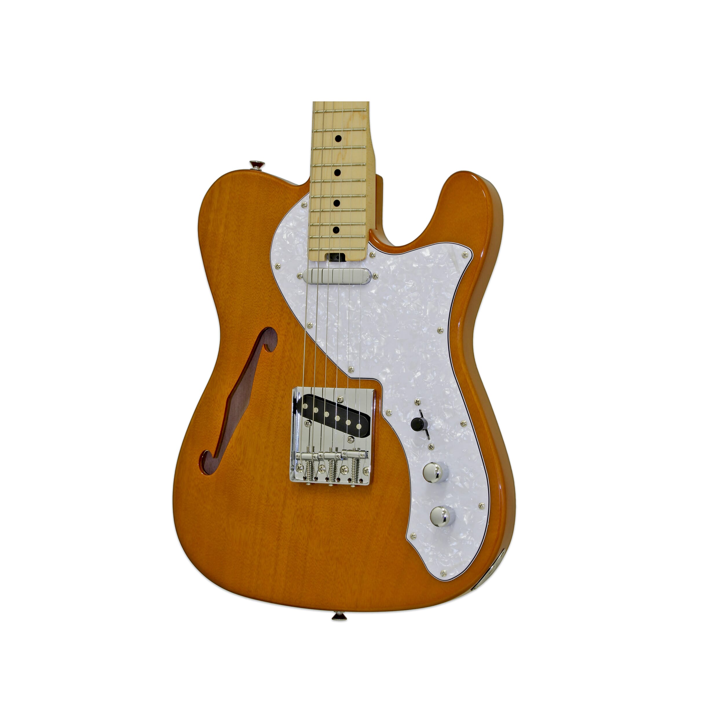 ARIA TEGTL NATURAL THINLINE SEMI HOLLOW TESTYLE ELEC GUITAR